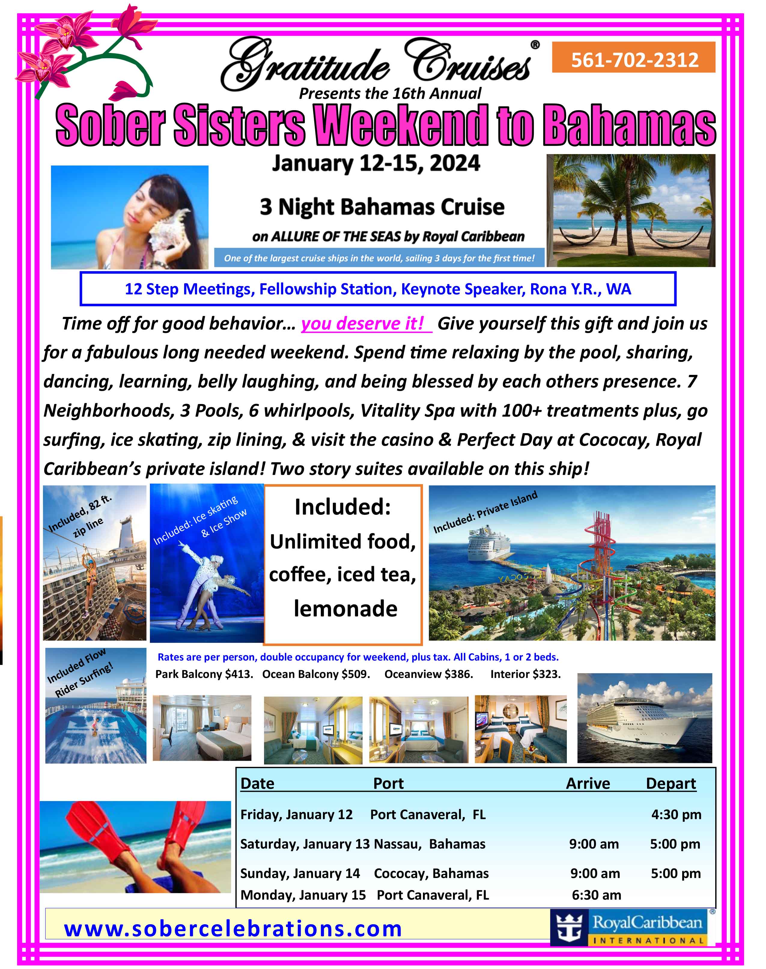 Sobriety Cruises, Halloween Cruise