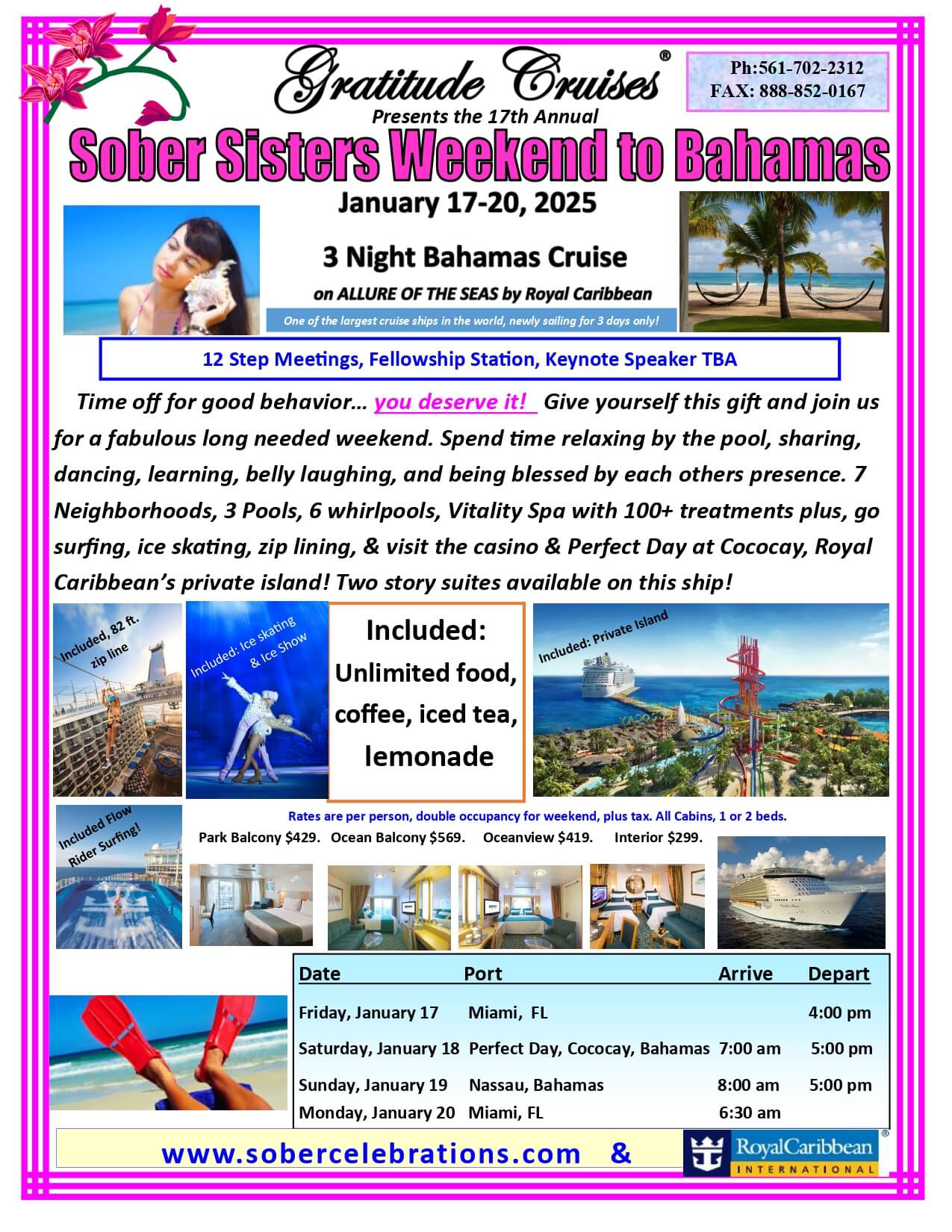 Sobriety Cruises, Halloween Cruise